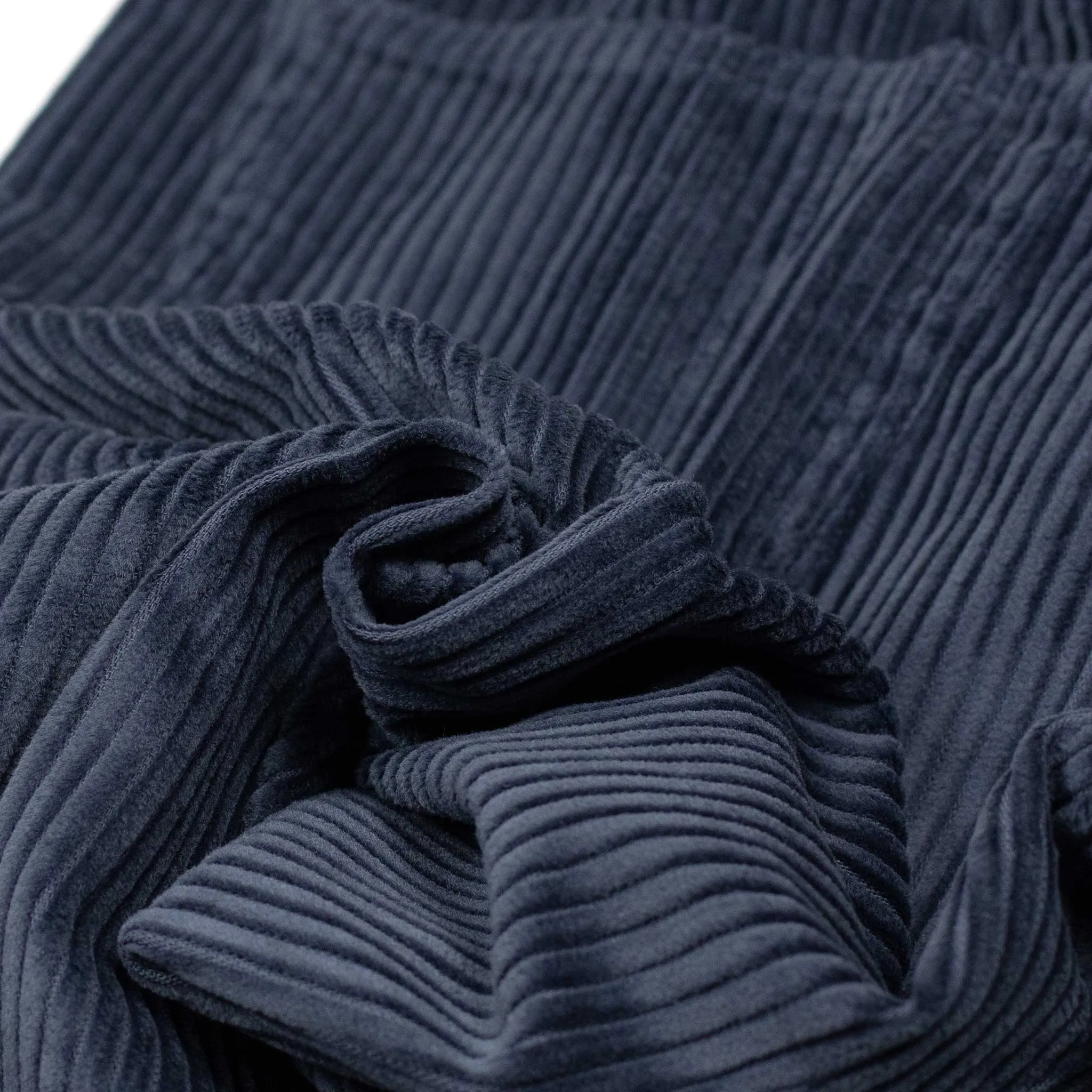 Aacero 5 pocket pants in steel blue wide wale cotton corduroy