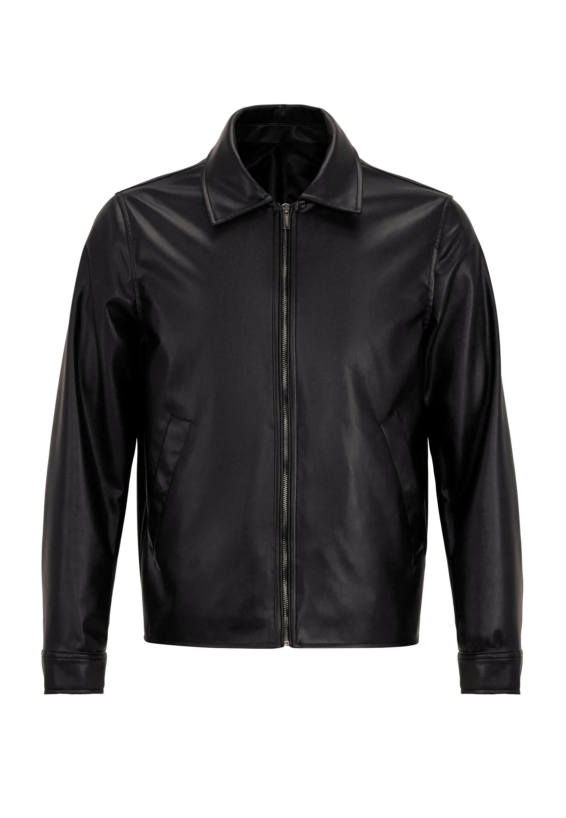 ANT Faux Leather Men's Coat - Johns Creek