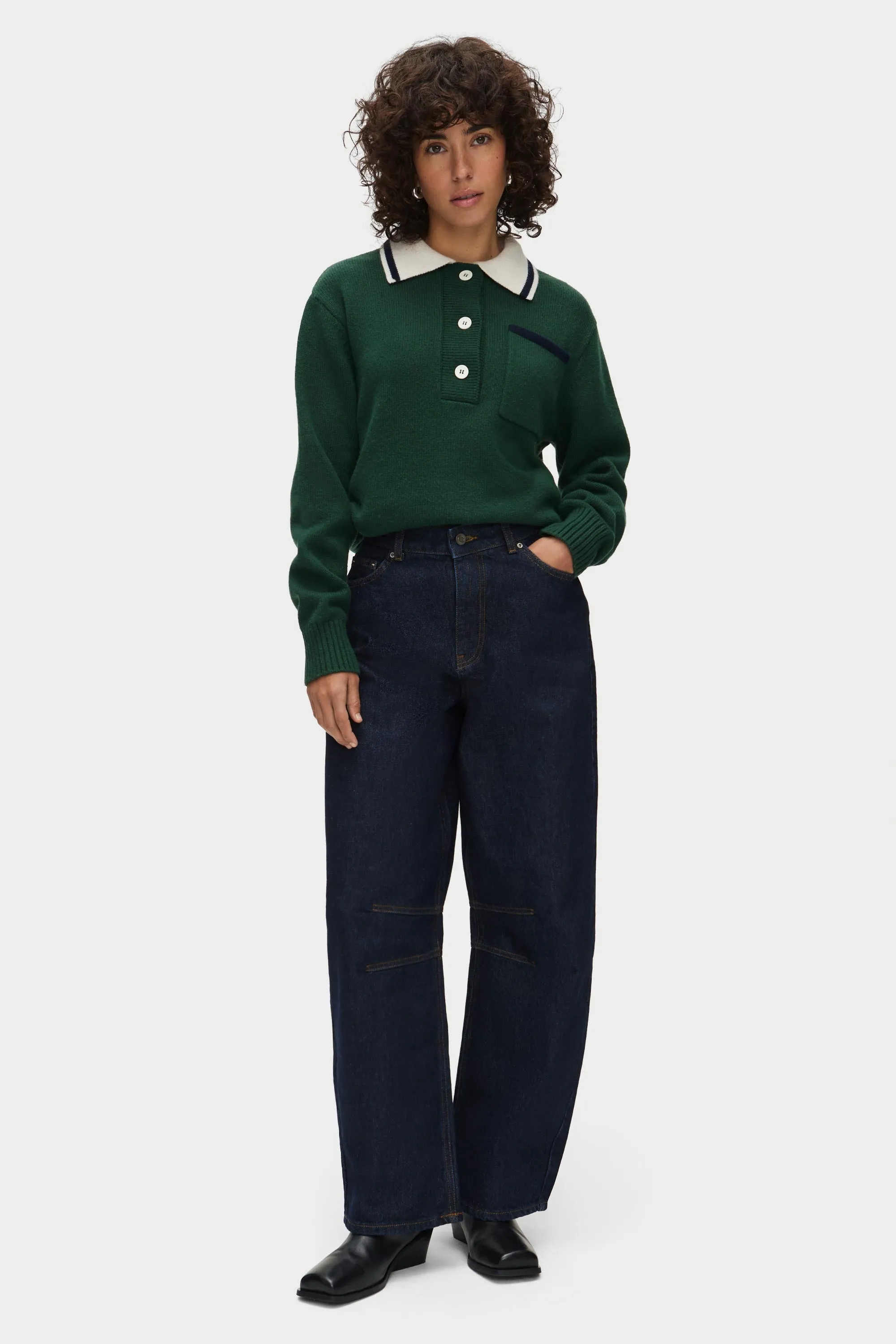 Brett Rugby Knitted Polo
