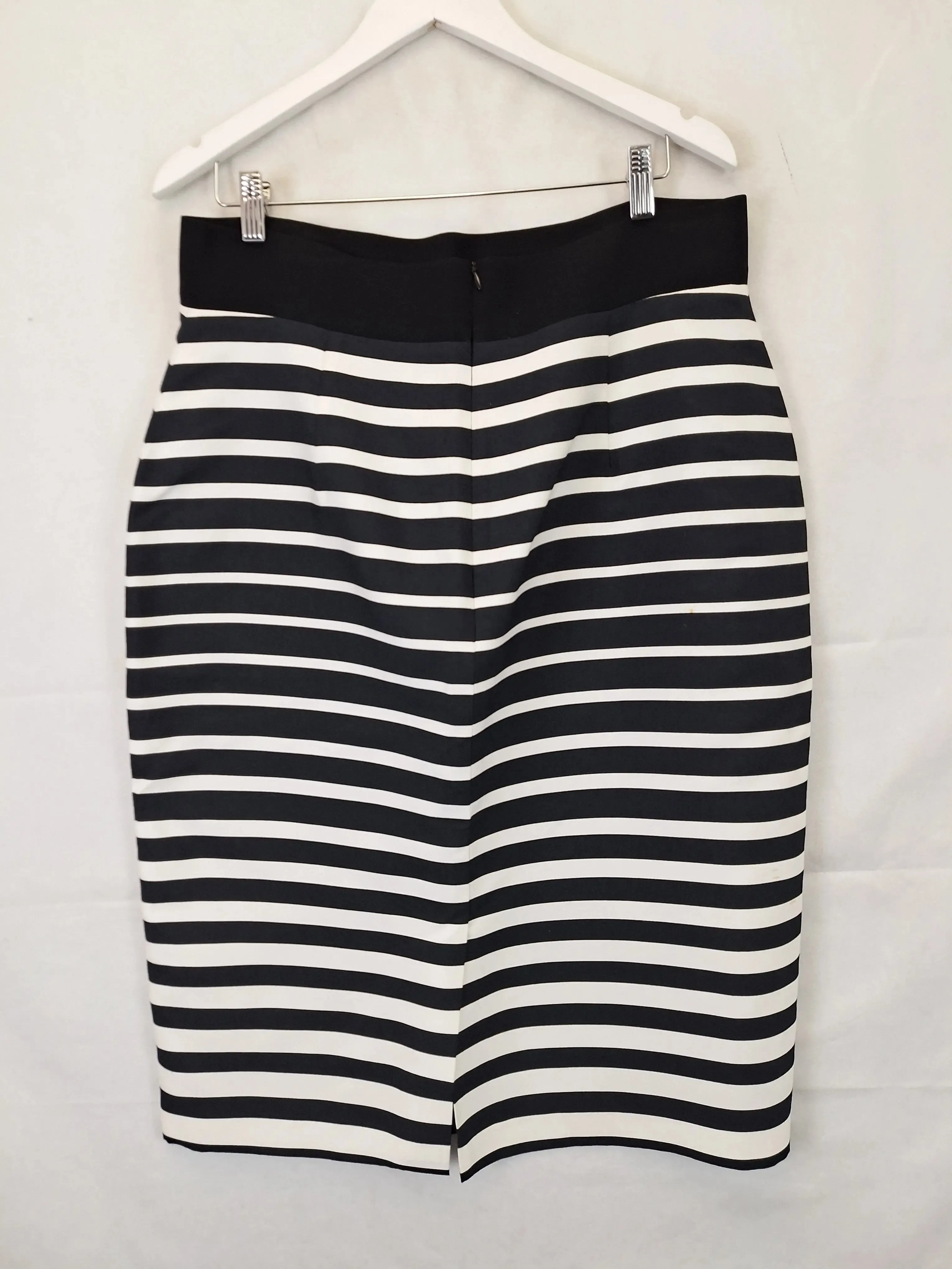 Carla Zampatti Fancy Structured Pencil Midi Skirt Size 14
