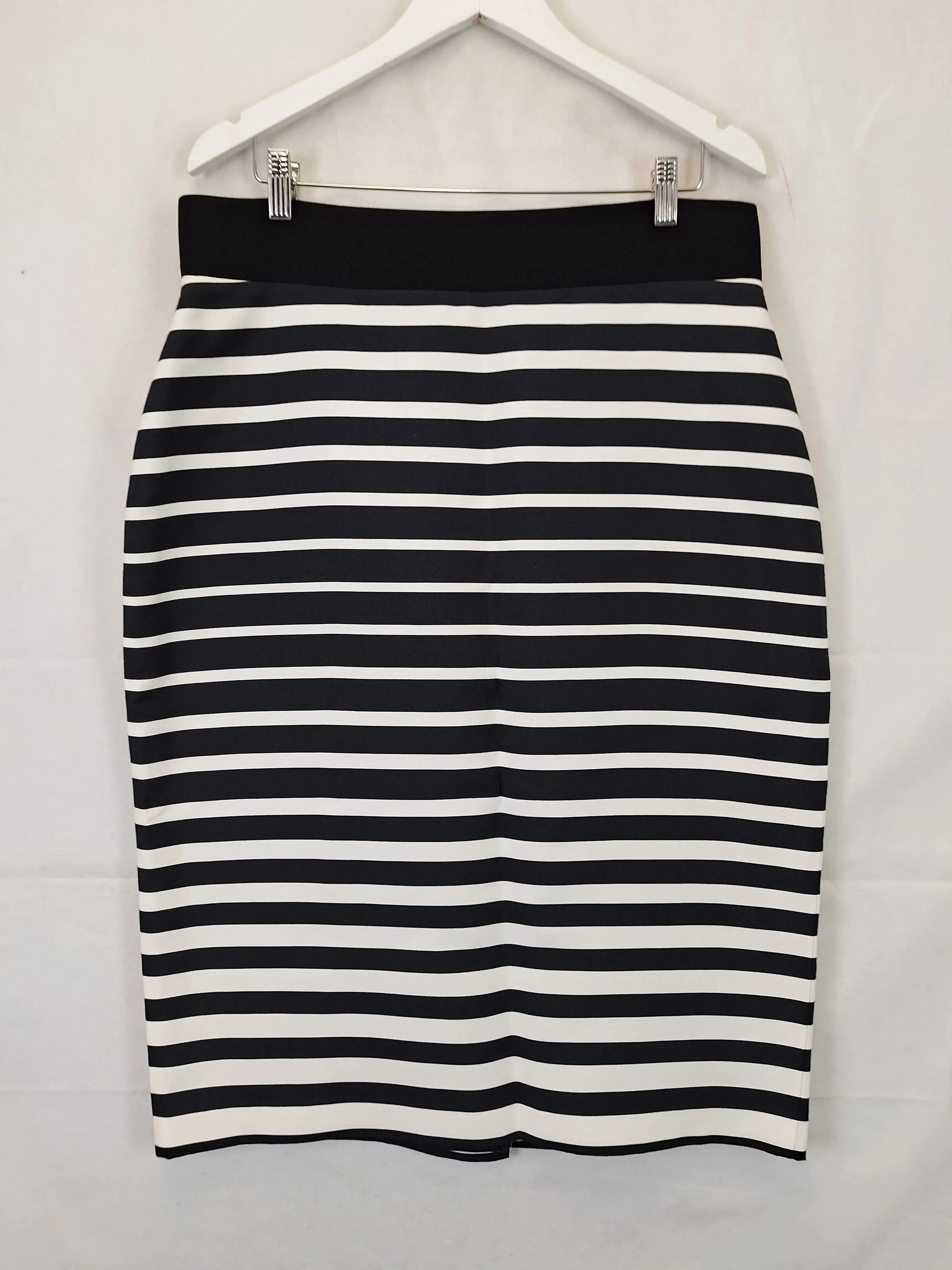 Carla Zampatti Fancy Structured Pencil Midi Skirt Size 14