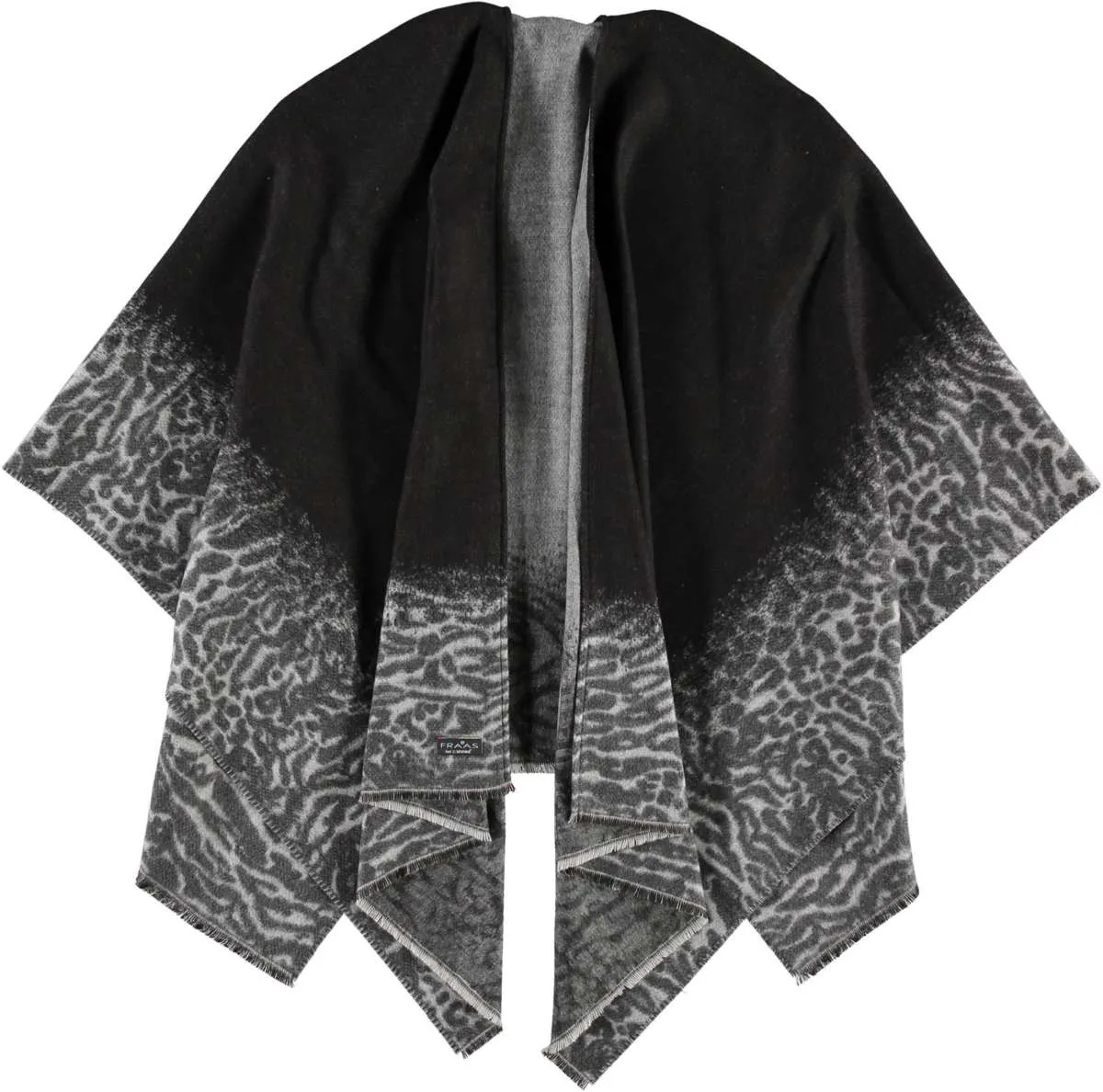 Cashmink® poncho with animal print 625505-990 Christian Paul by sidonio's