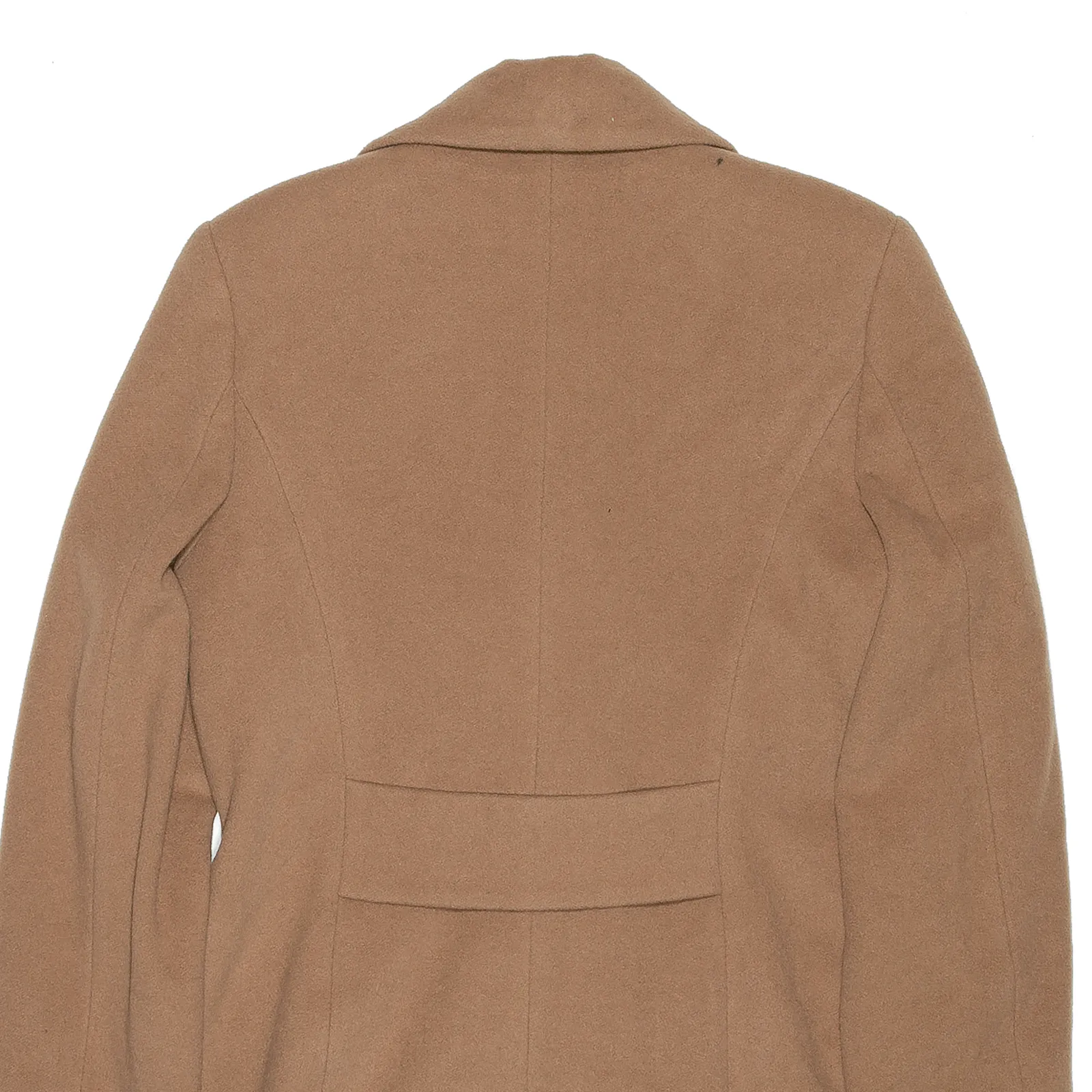 CIBYLL JEANS Wool Blend Brown 90s Overcoat Jacket Womens S
