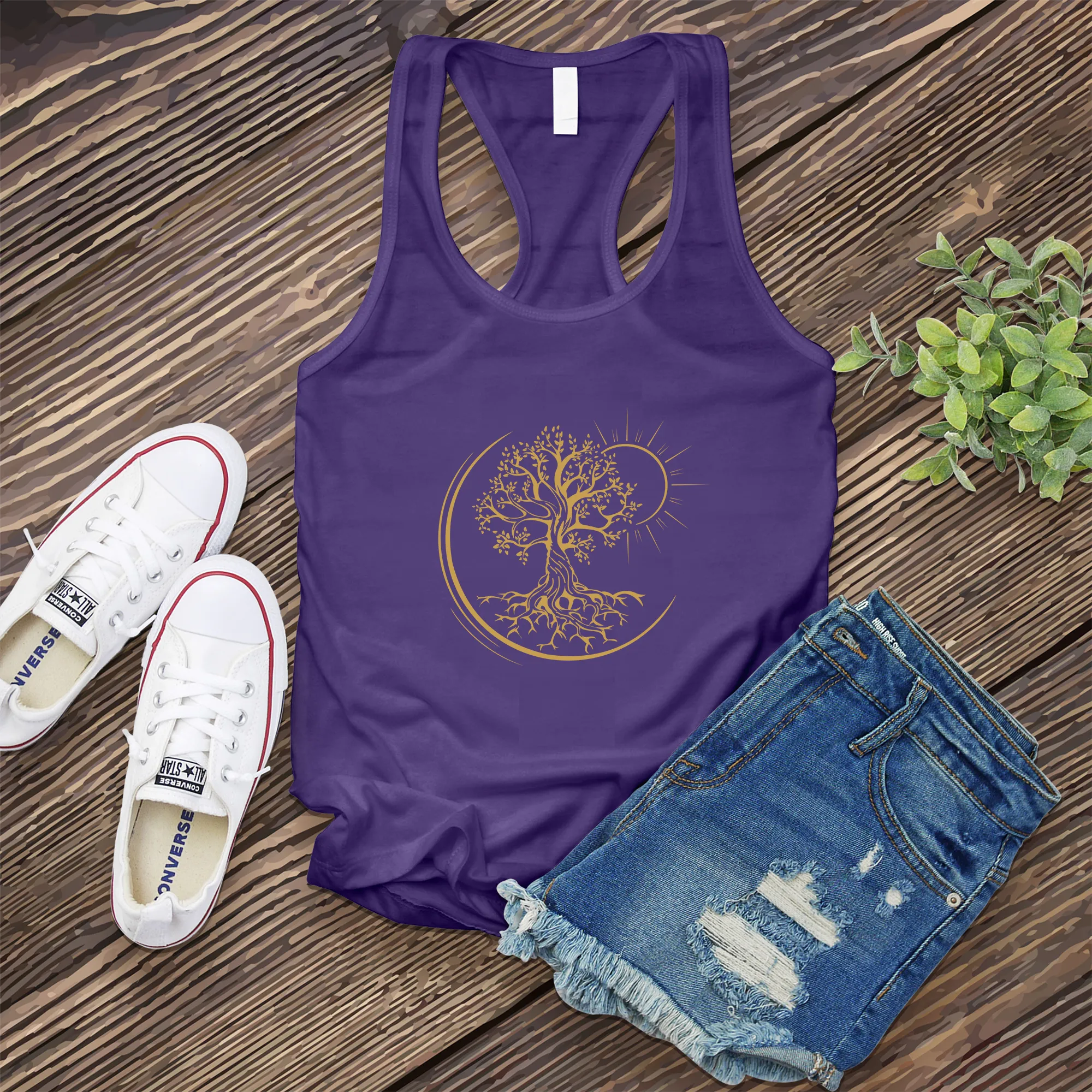 Cosmic Canopy Tree Women's Tank Top