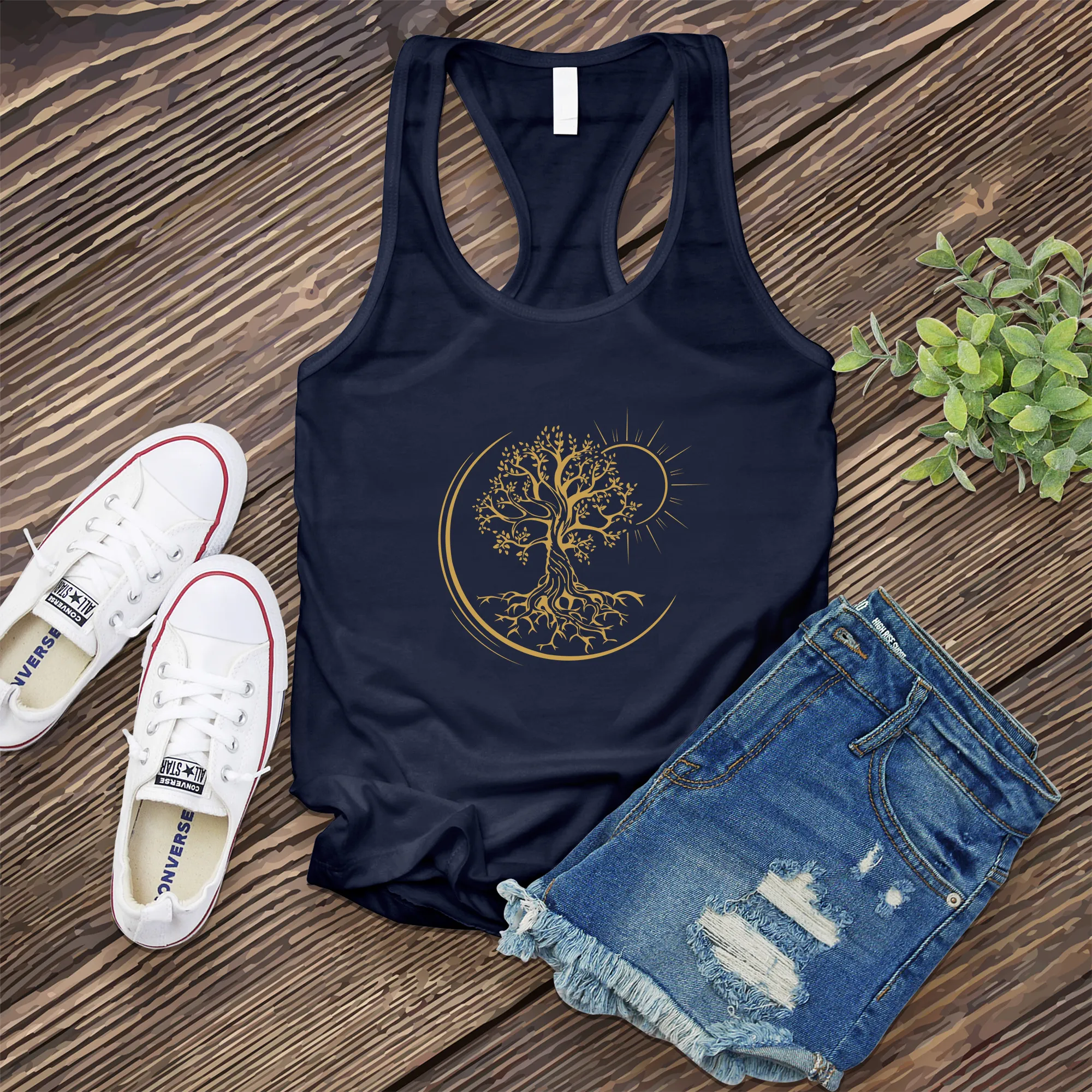 Cosmic Canopy Tree Women's Tank Top