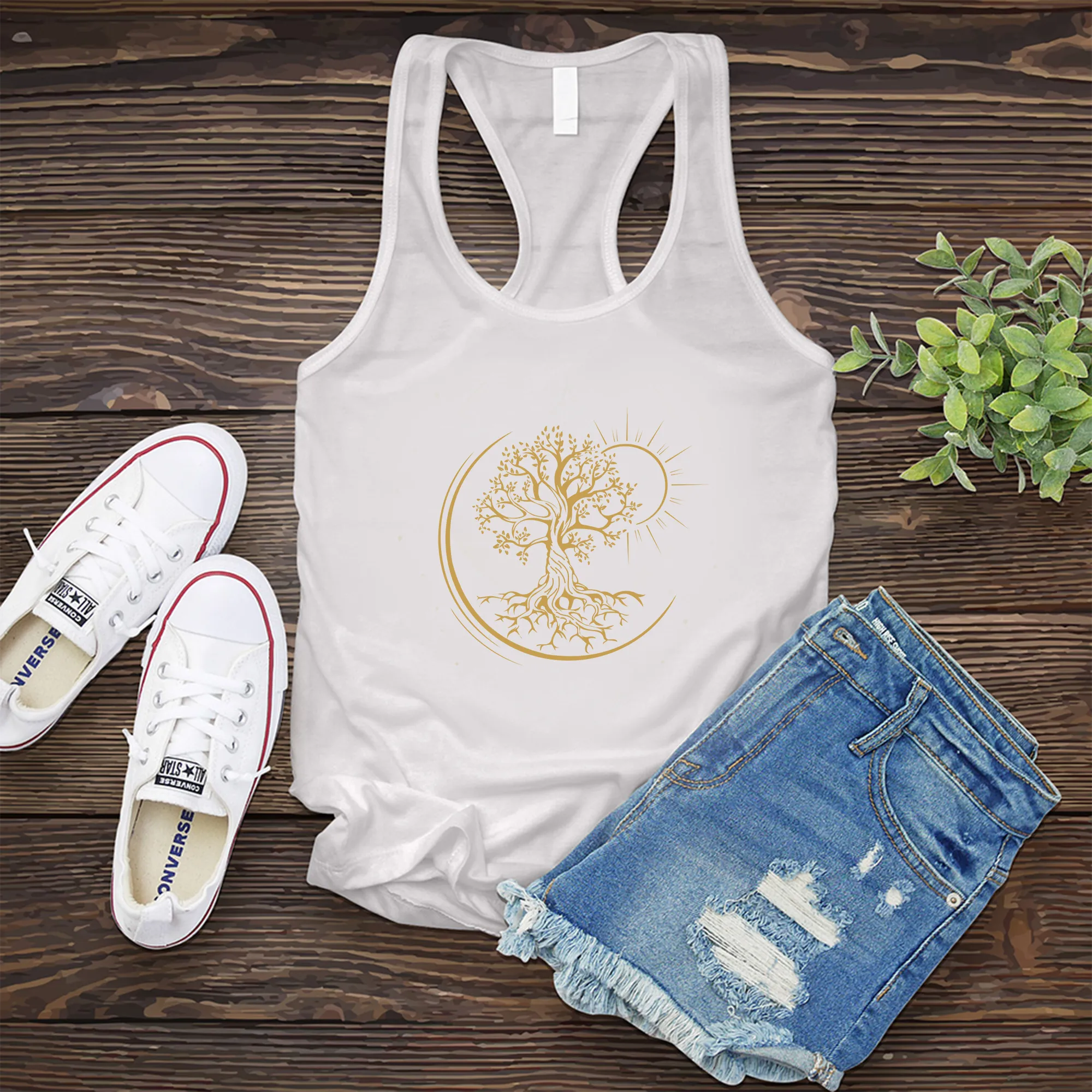 Cosmic Canopy Tree Women's Tank Top