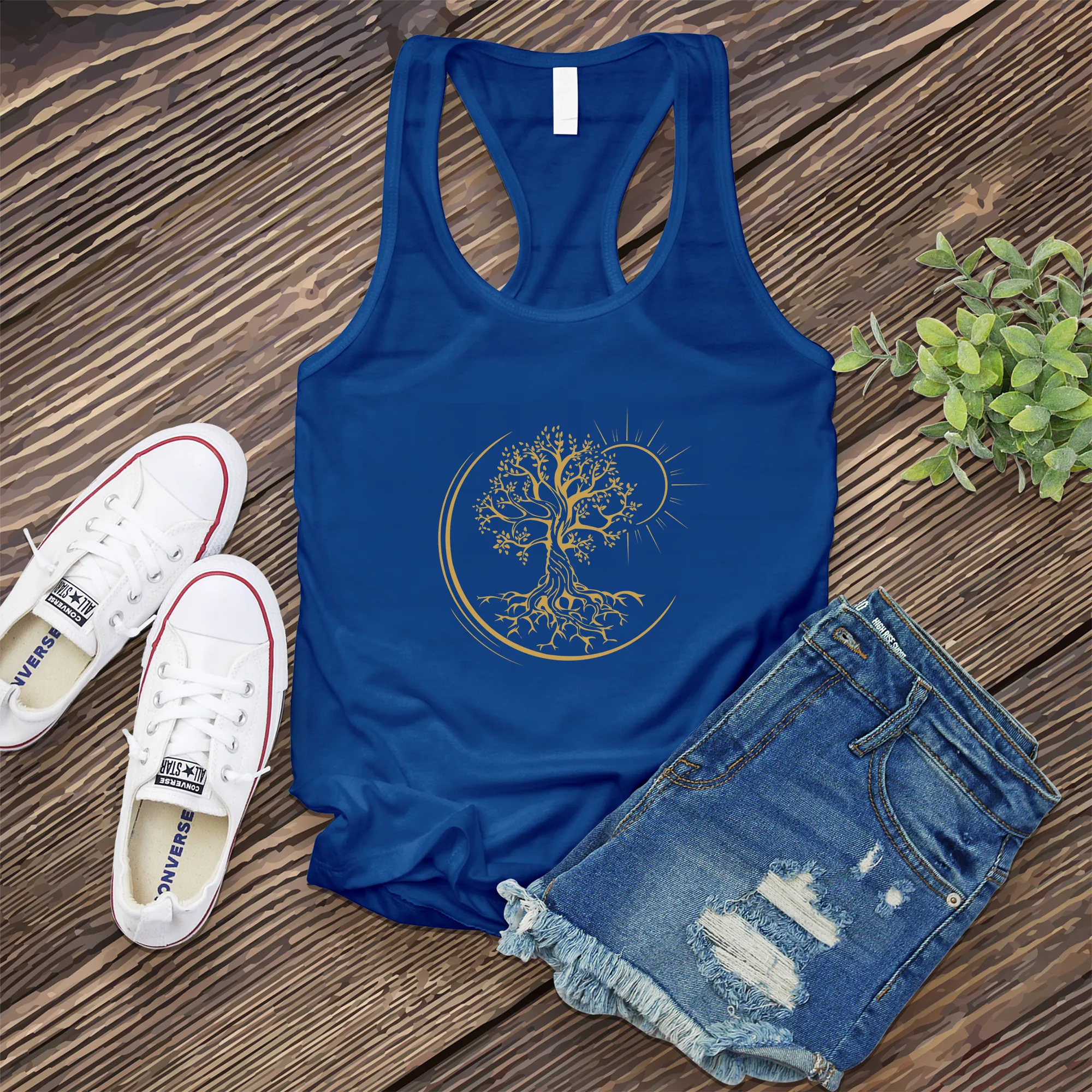 Cosmic Canopy Tree Women's Tank Top