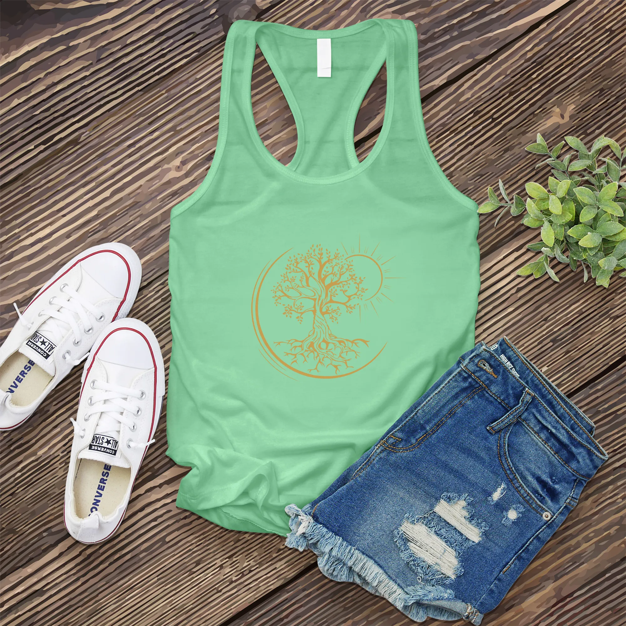 Cosmic Canopy Tree Women's Tank Top