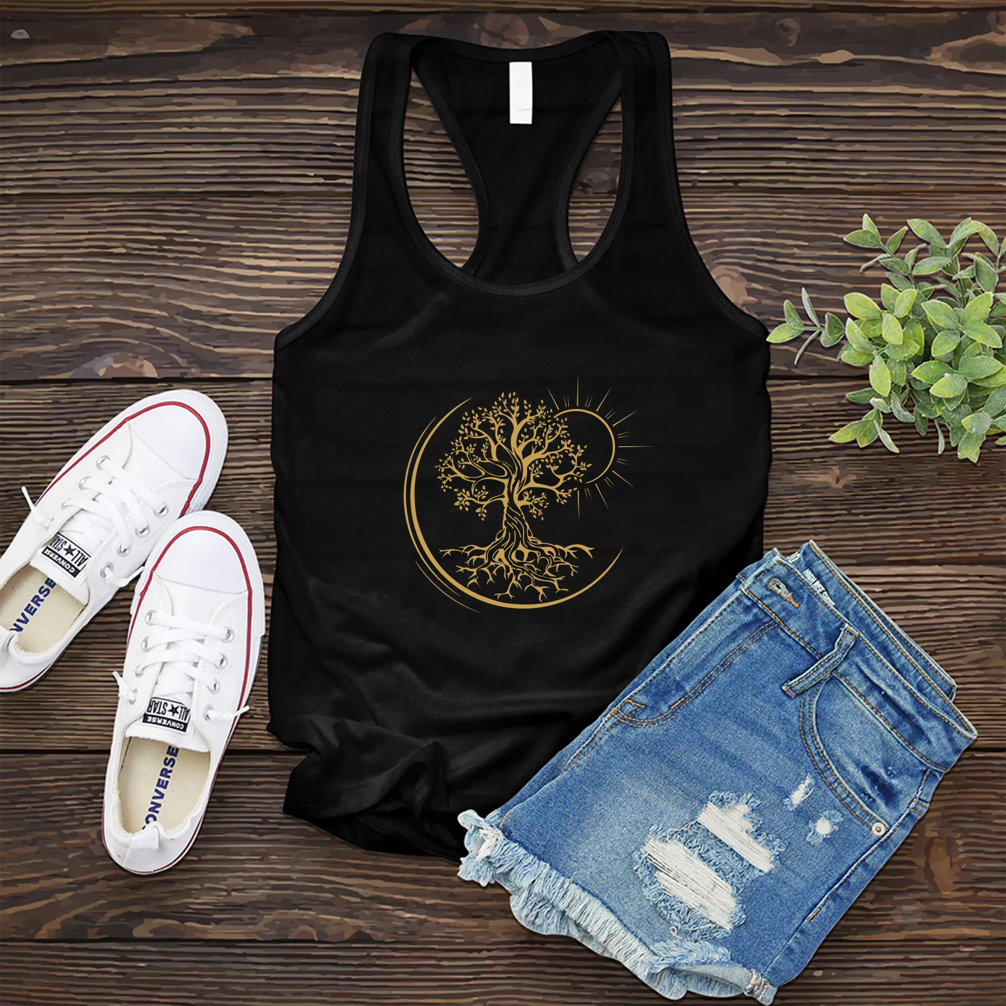Cosmic Canopy Tree Women's Tank Top