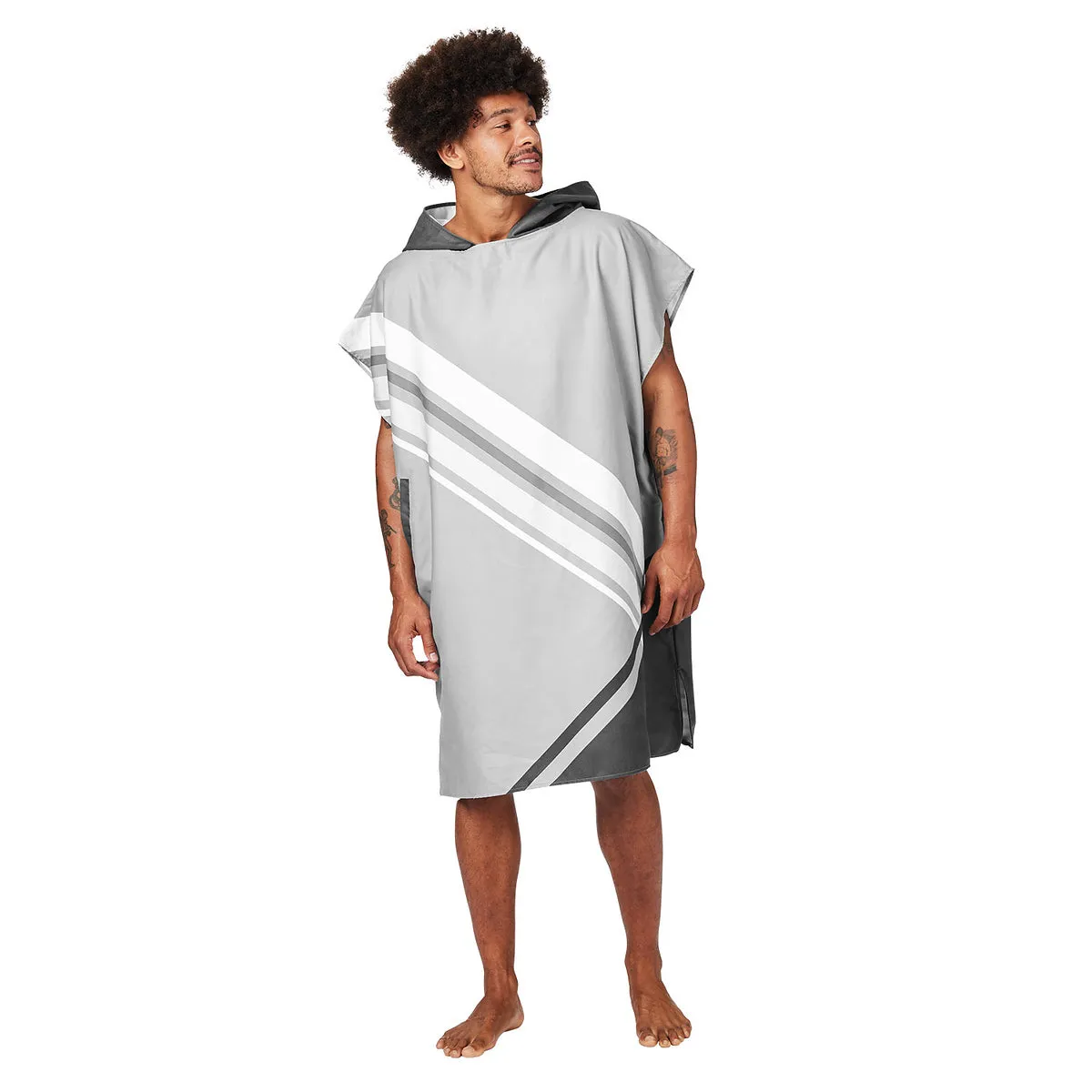Dock & Bay Poncho Adults - Pace Grey - Outlet