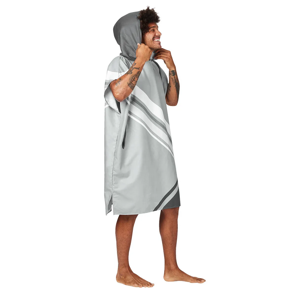 Dock & Bay Poncho Adults - Pace Grey - Outlet