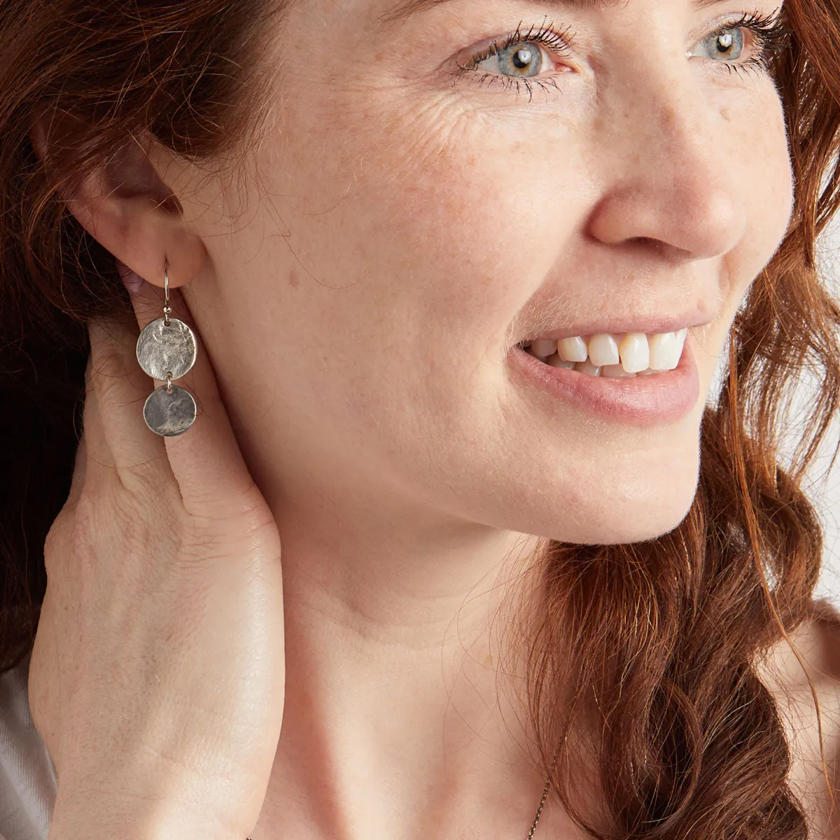 Eos Drop Earrings | Silver