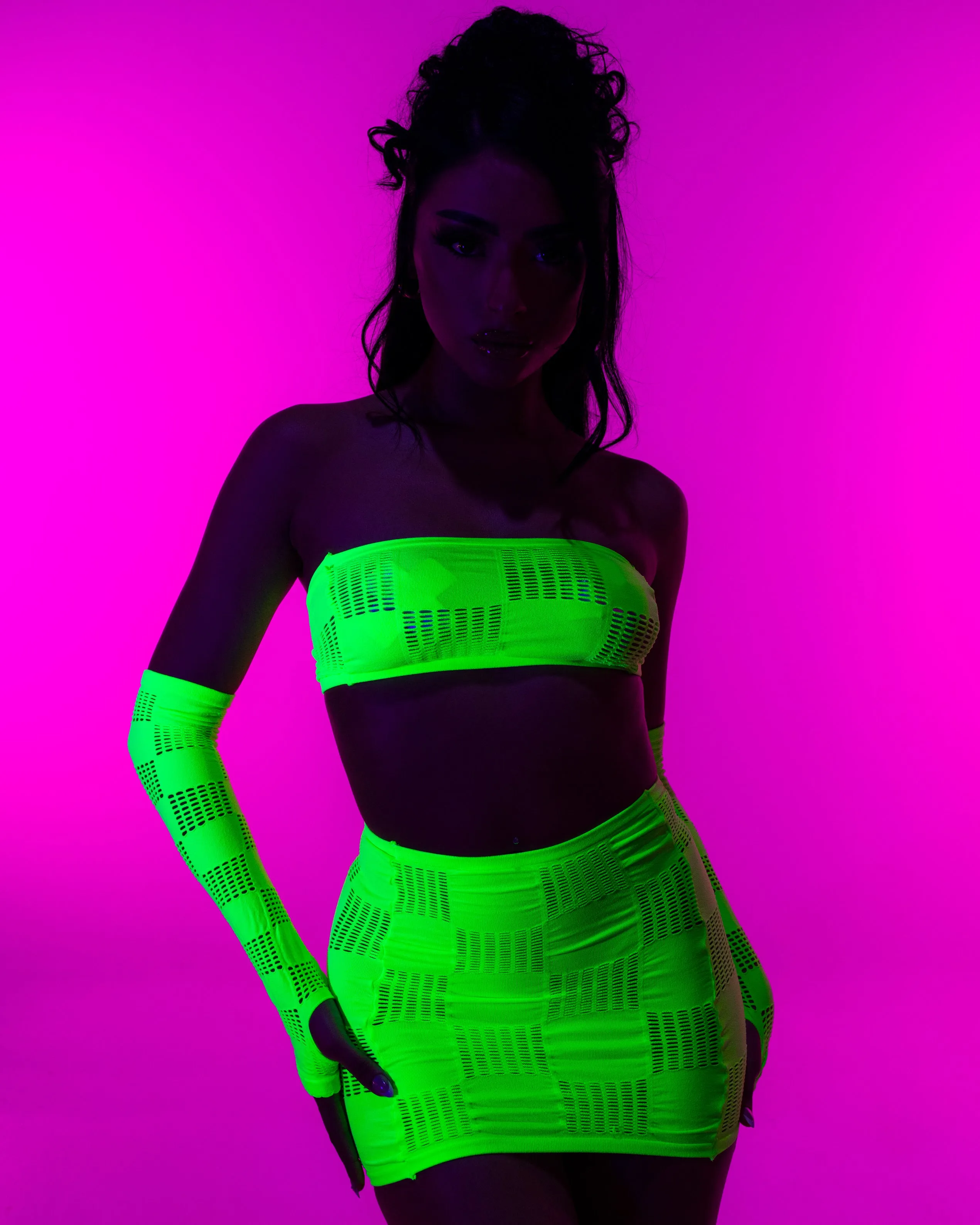 Green Ego Trip Women's 3pc Skirt Set