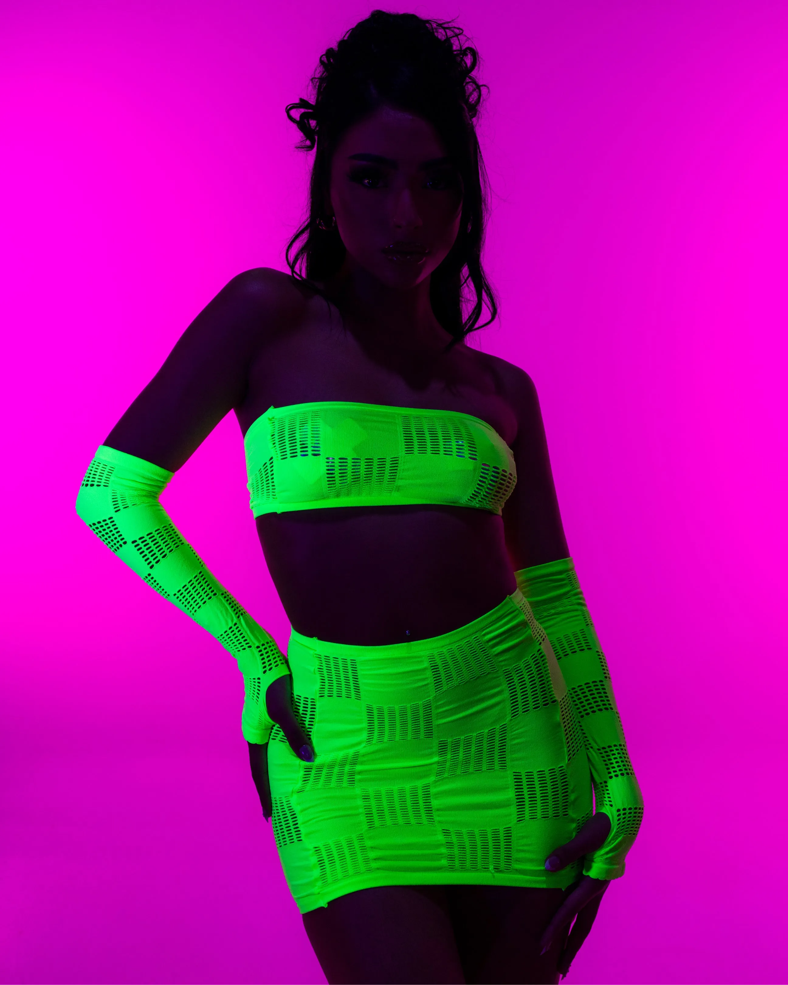Green Ego Trip Women's 3pc Skirt Set