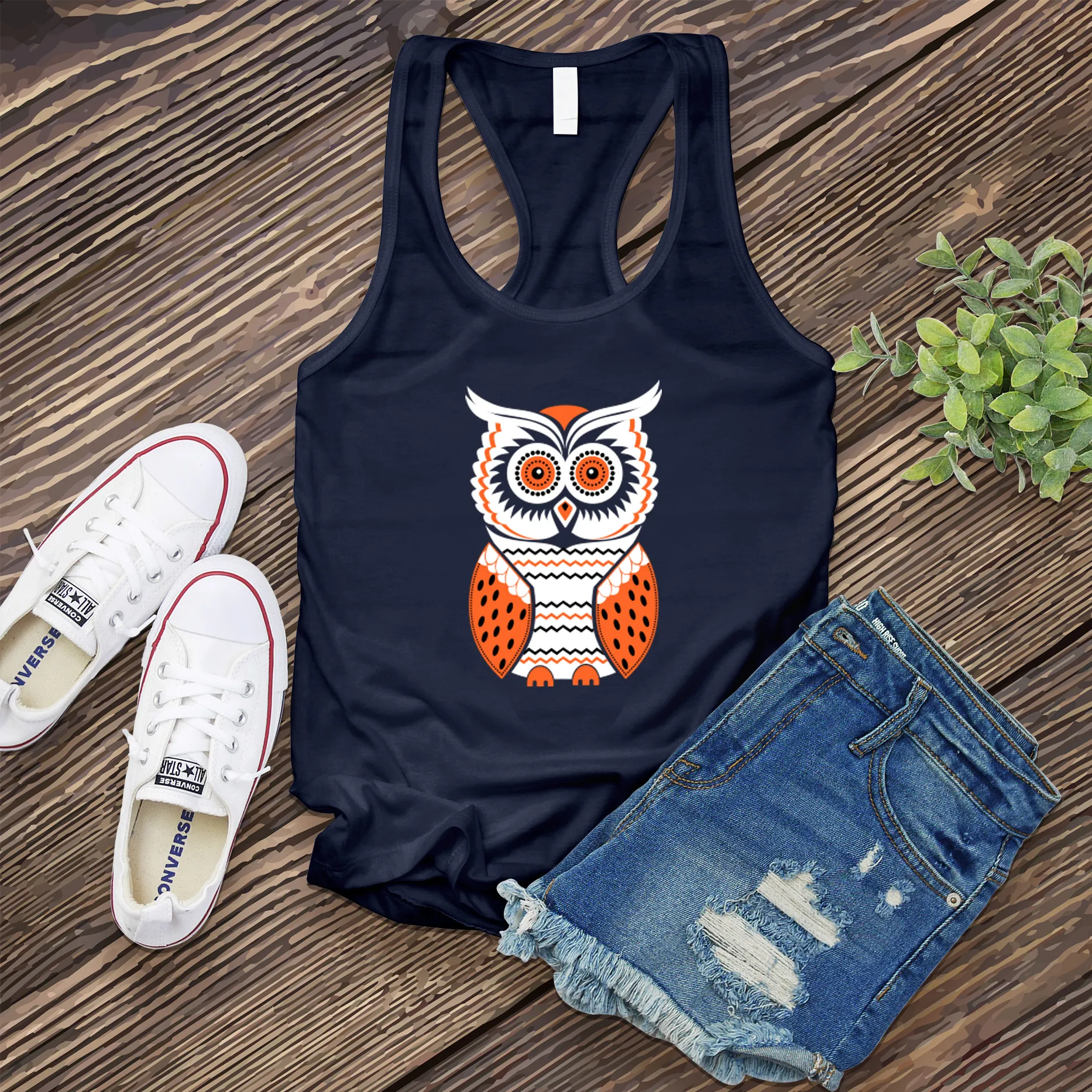Halloween Owl Women's Tank Top