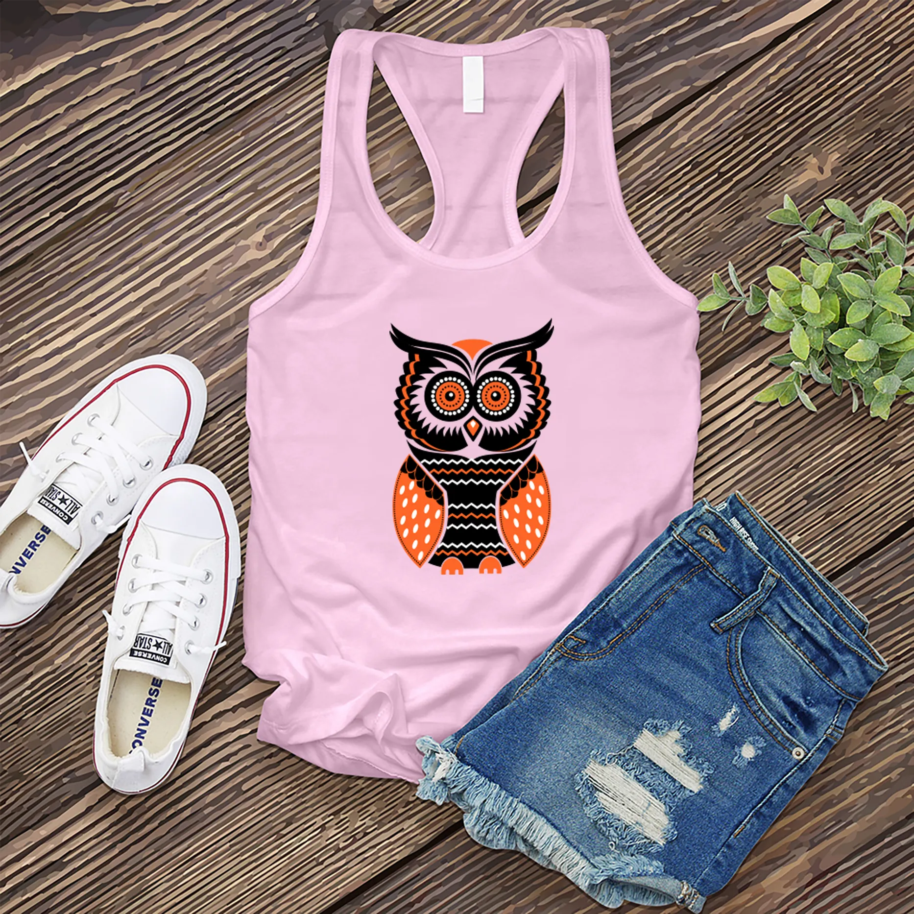 Halloween Owl Women's Tank Top