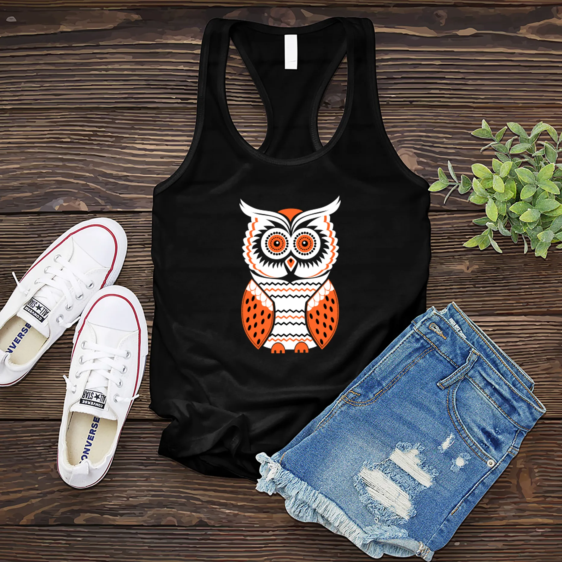 Halloween Owl Women's Tank Top