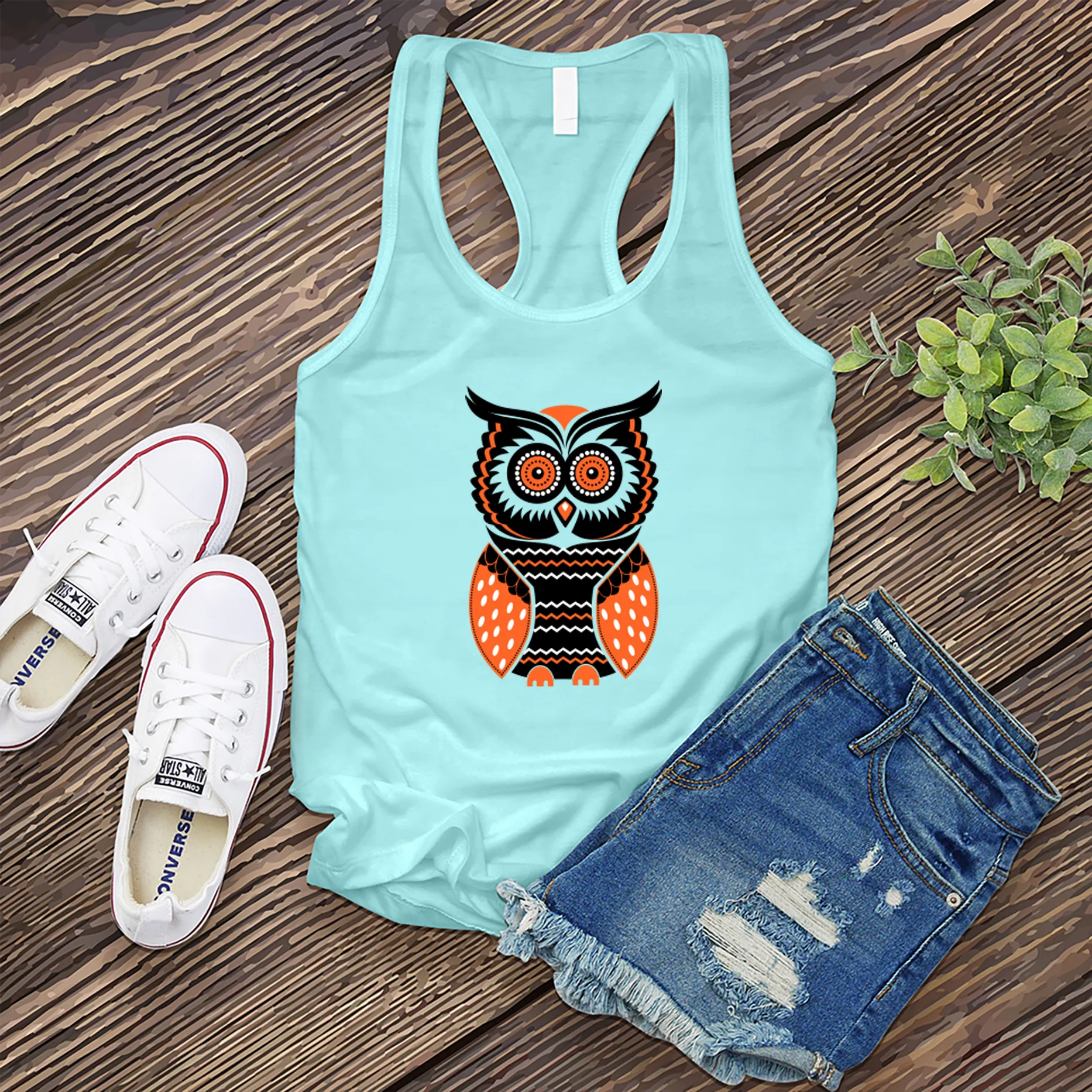 Halloween Owl Women's Tank Top