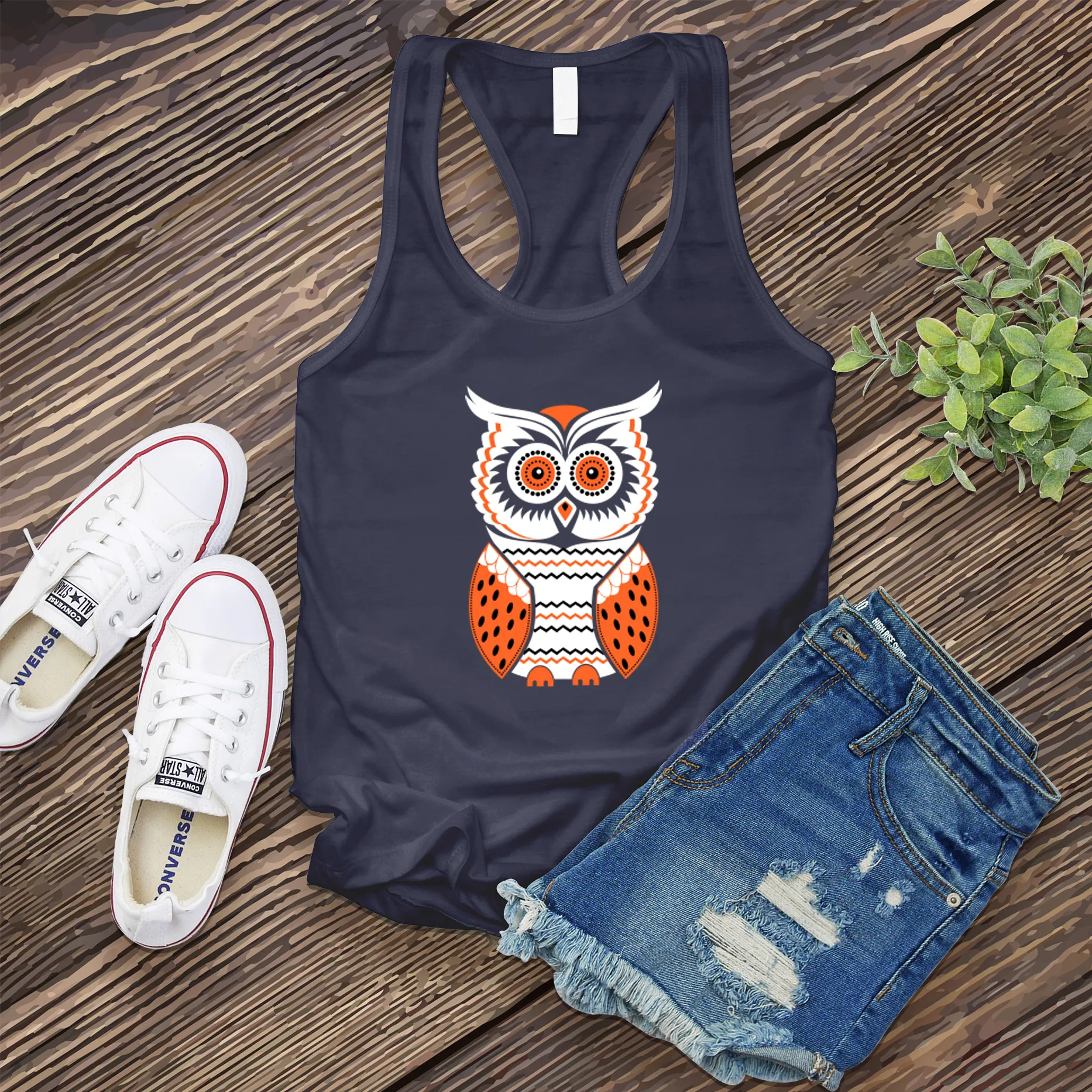 Halloween Owl Women's Tank Top