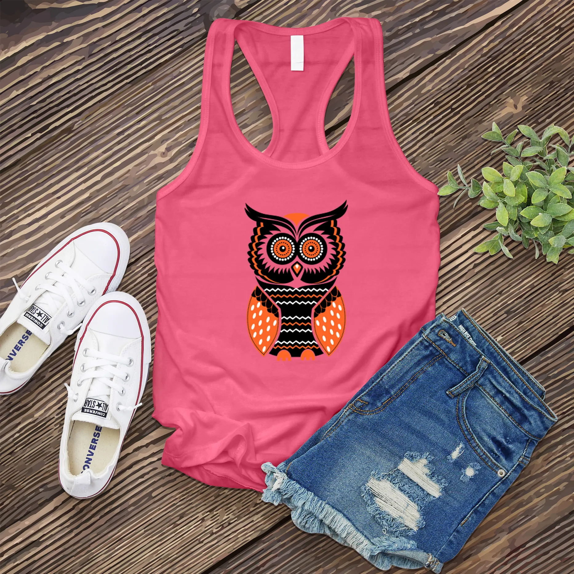 Halloween Owl Women's Tank Top