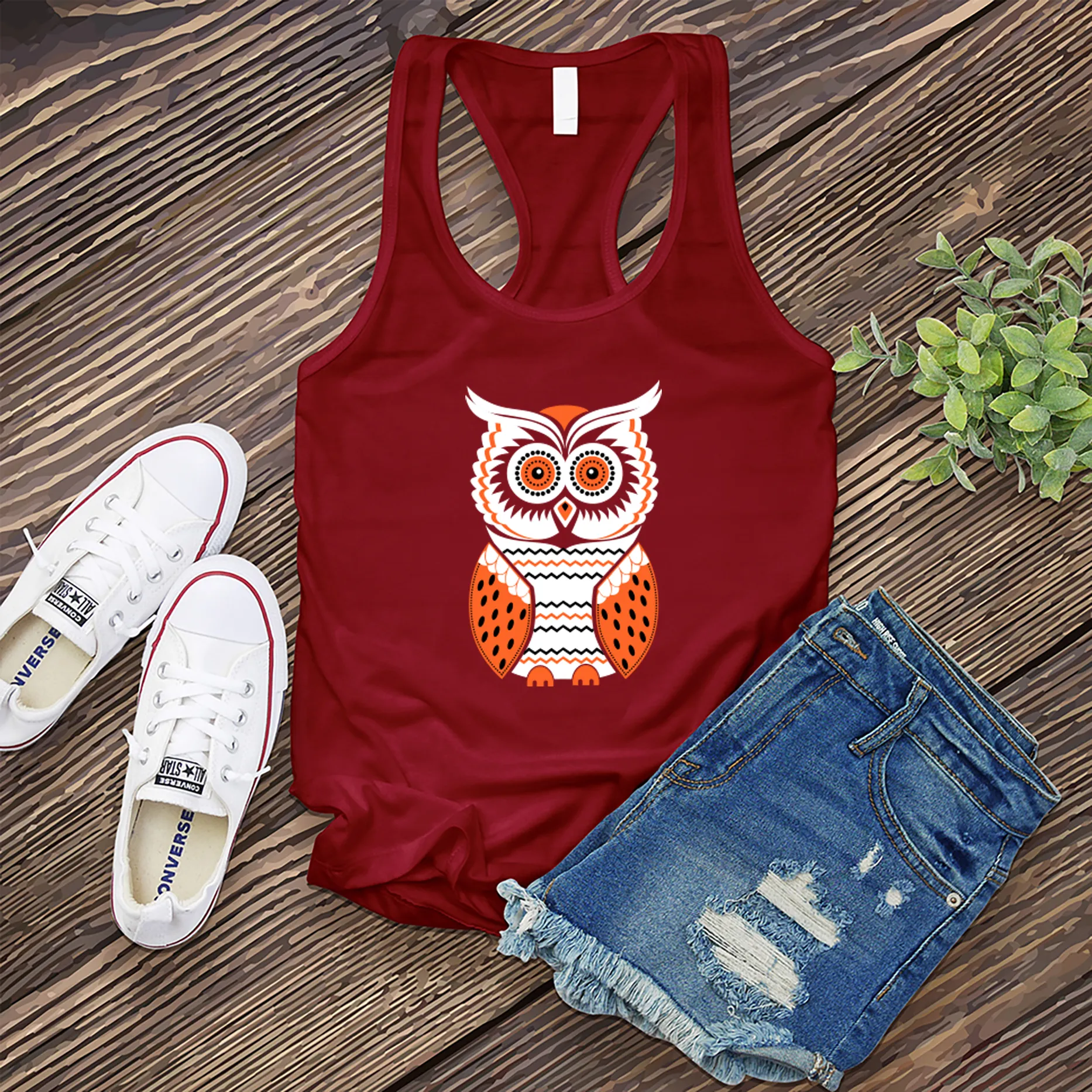 Halloween Owl Women's Tank Top