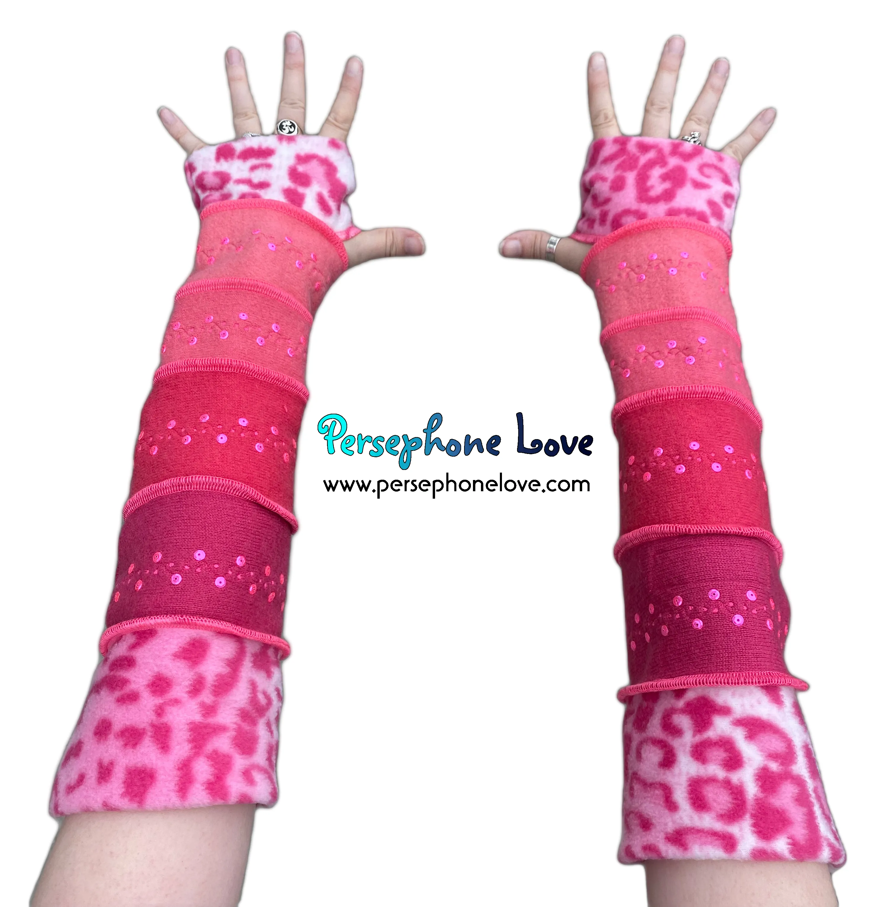 Katwise-inspired felted 100% cashmere arm warmers-1582