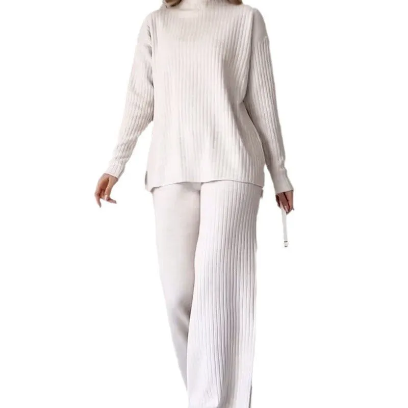LovelyRLovely Women's Turtleneck Top And Trousers Suit