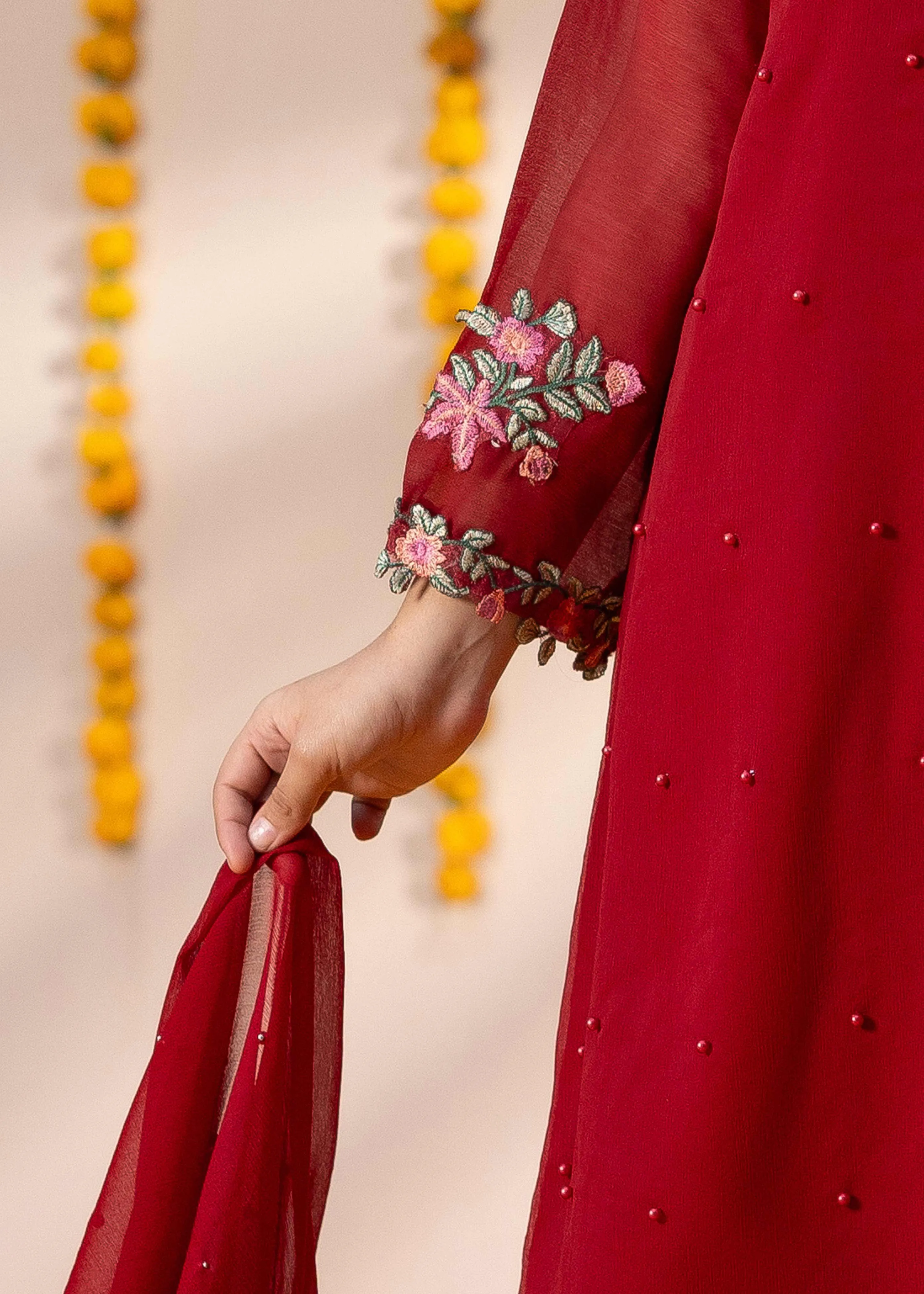Modest - Mushq - Chiffon - 3 Piece