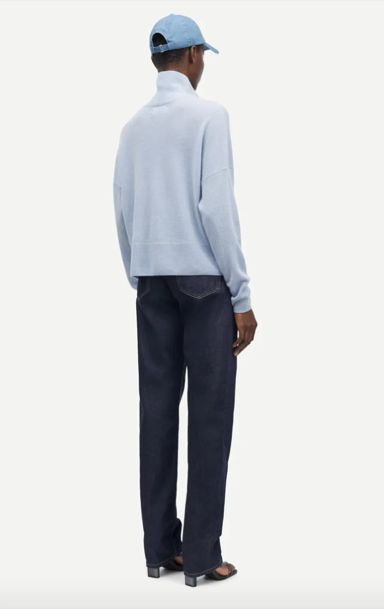 Nola Turtleneck Pearl Blue