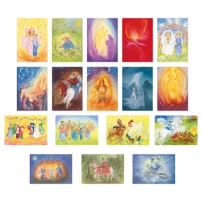 Postcards - Seasons and Festivals Set 1, 17 Assorted Cards