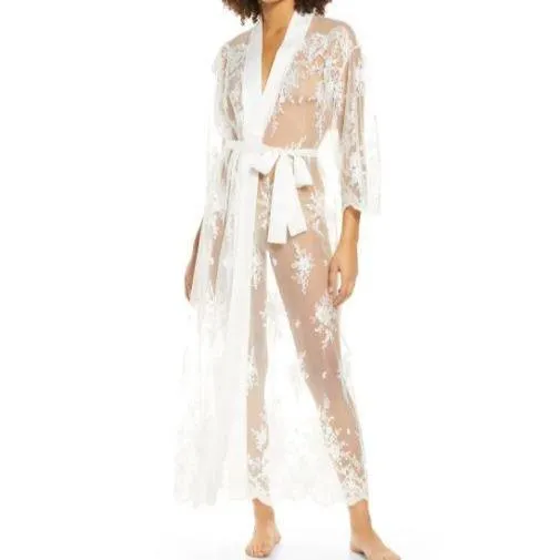 Rya Collection Darling Long Robe 220 in Ivory
