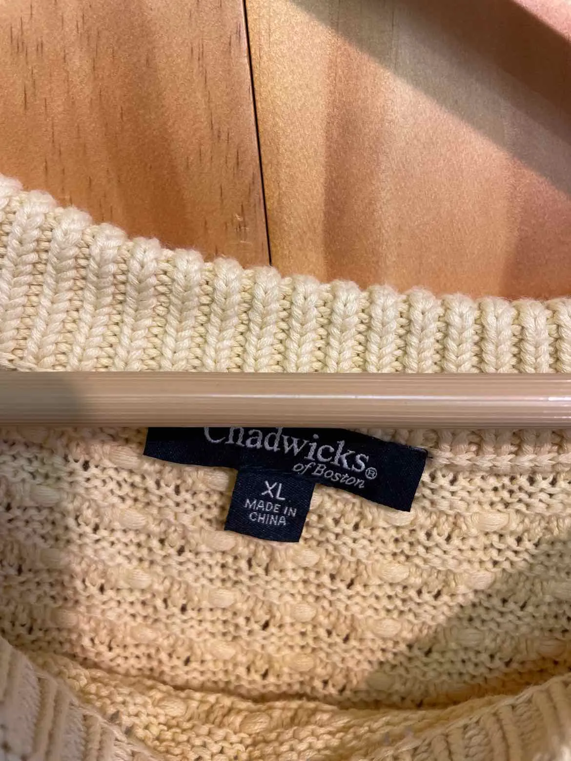 Size XL Chadwick's Yellow Women's Vest