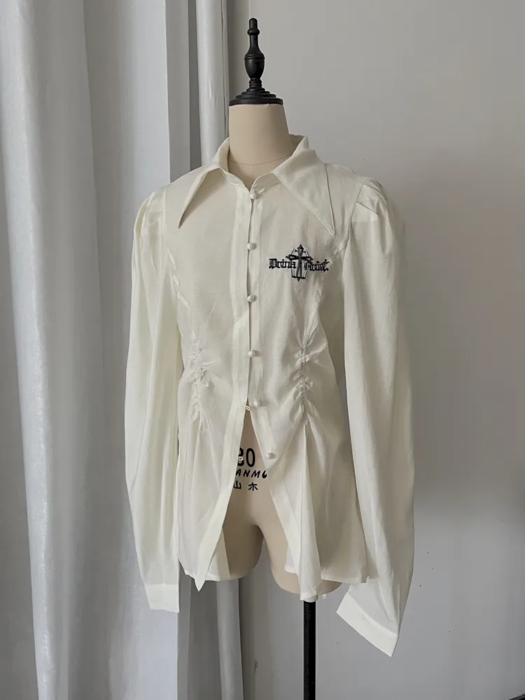 Skull Embroidered Fishbone Poncho Dress【s0000009993】