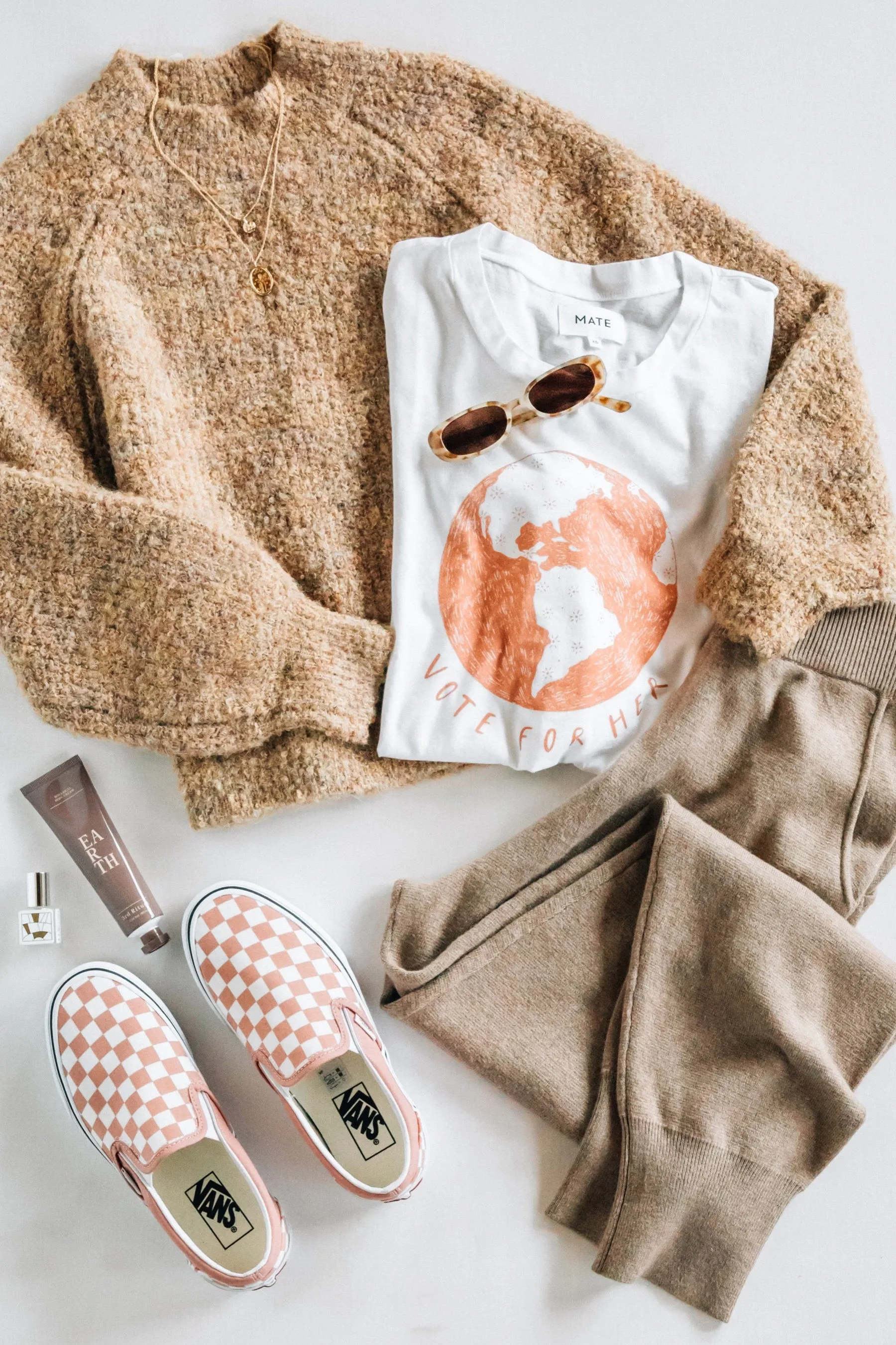 Speckled Mockneck Sweater