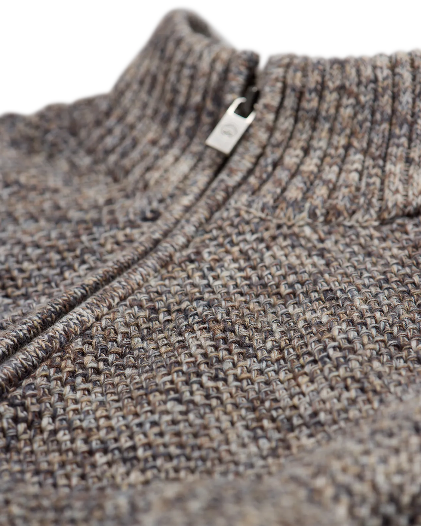 STRATTON MARLED 1/4-ZIP SWEATER