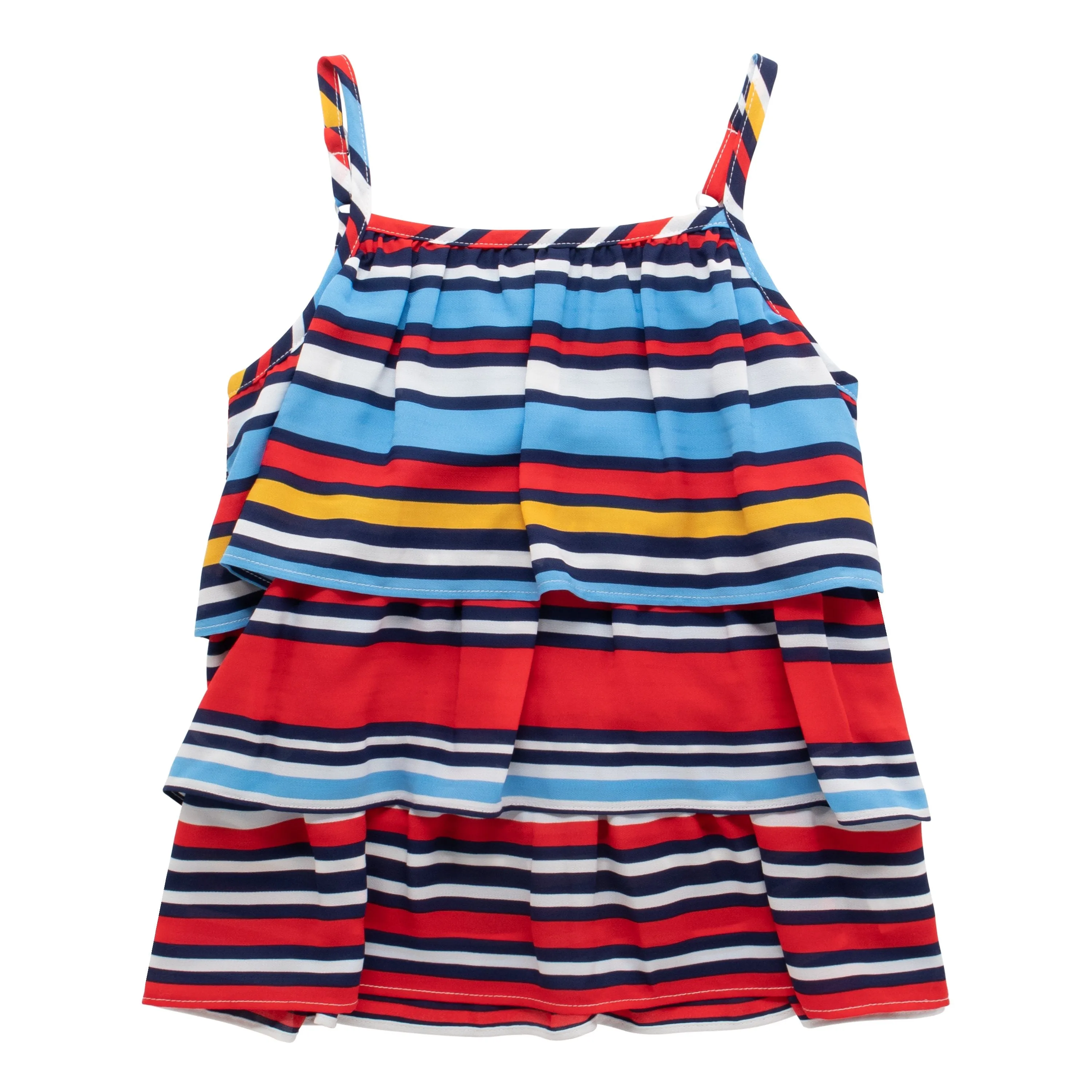 Stripe Tiered Top