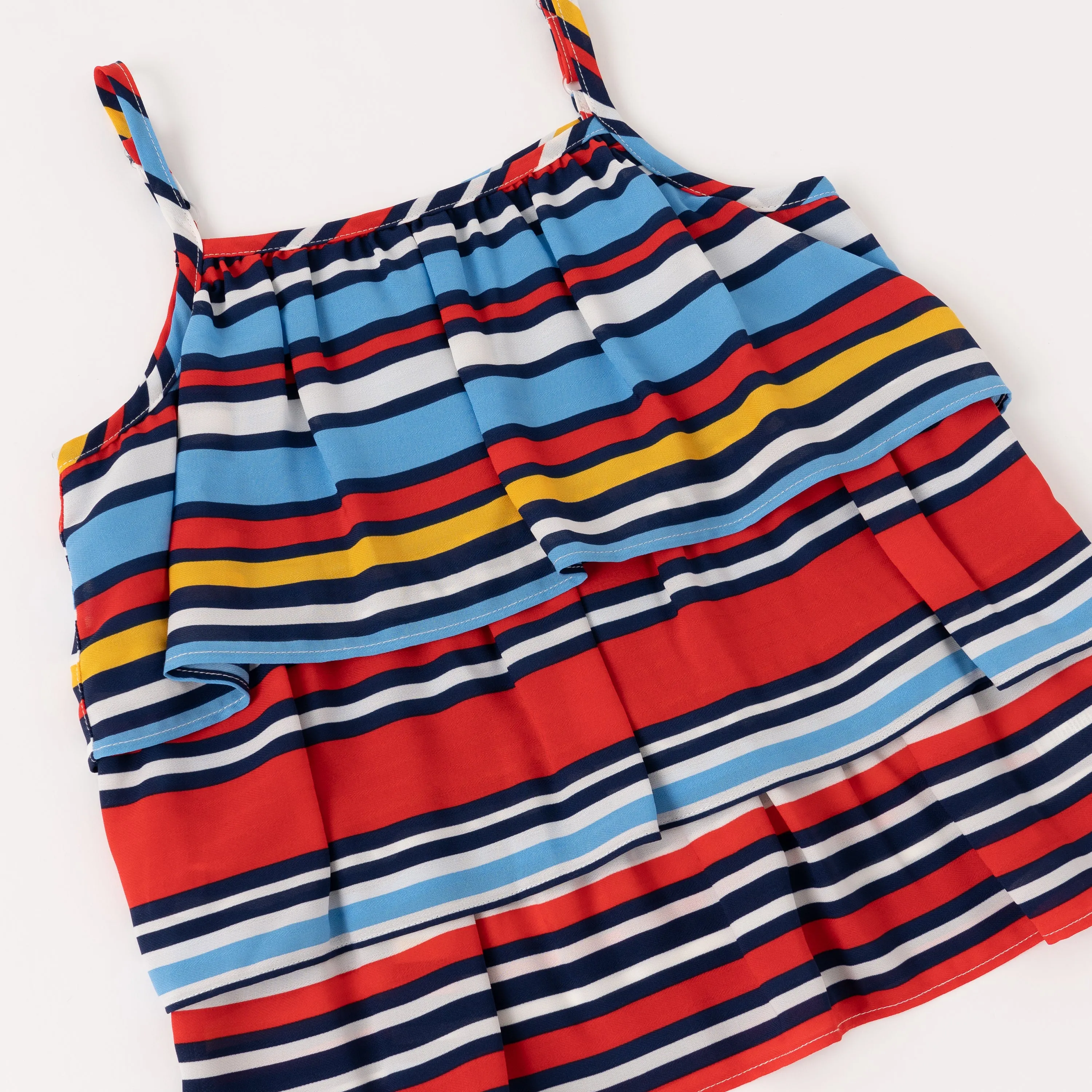 Stripe Tiered Top