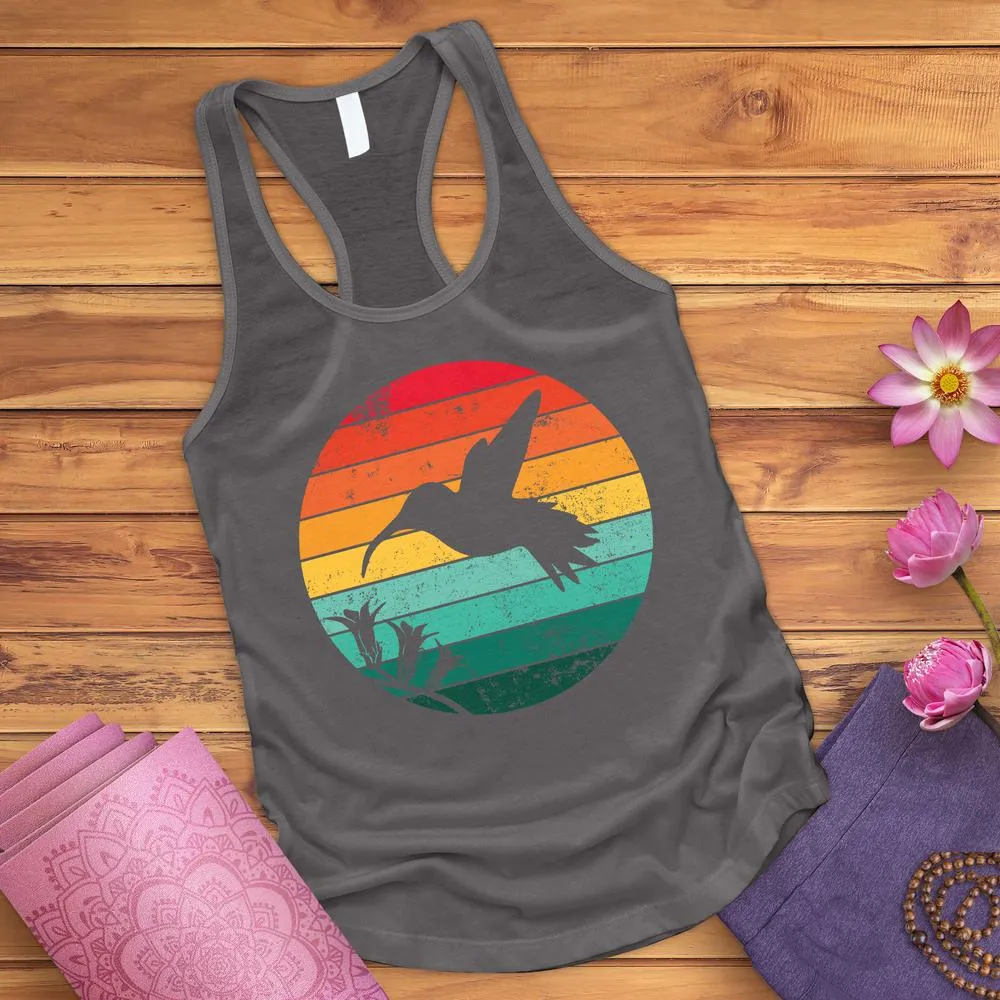Sunset Hummingbird Tank Top