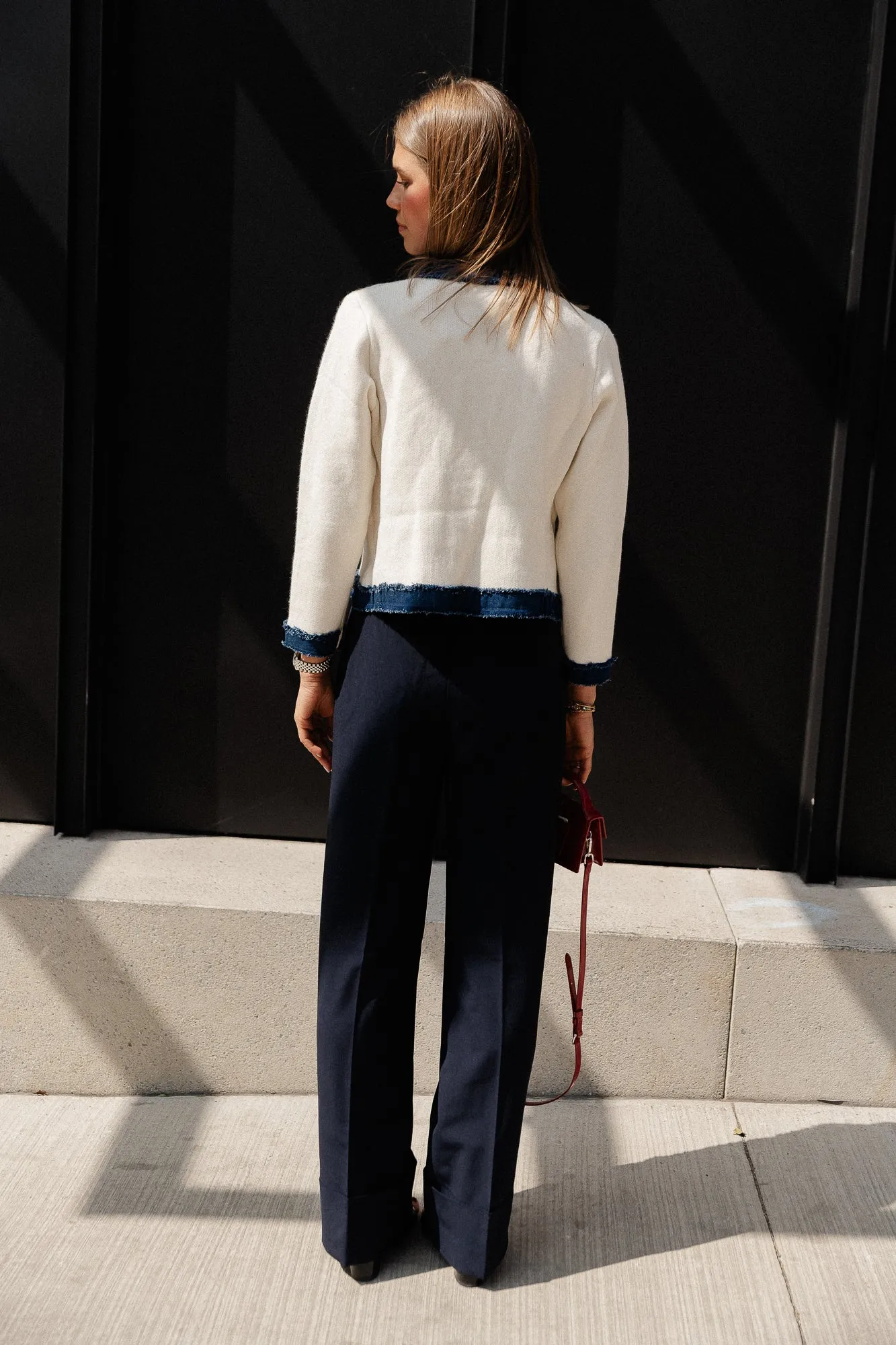 YASPila HMW pant navy blazer